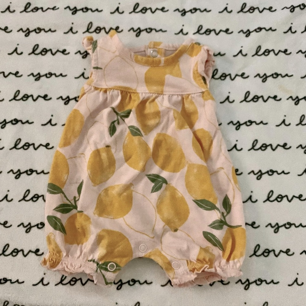Baby Lemon Romper
